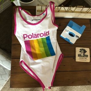 Polaroid Vintage Bodysuit Medium LIKE NEW